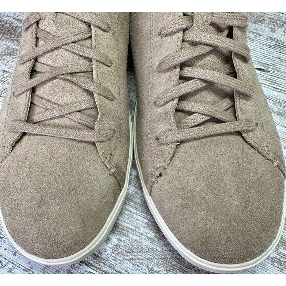 COLE HAAN Grand Crosscourt High Top Sneakers Women’s Size 11B Tan Camel Suede - Picture 10 of 15